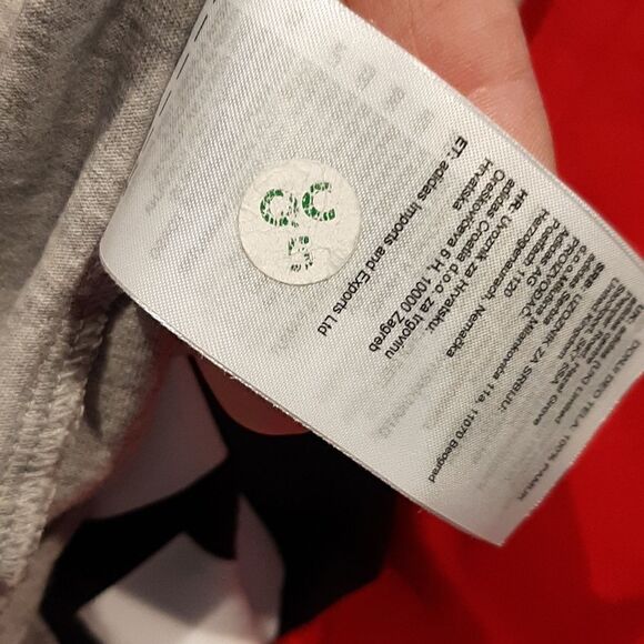 Adidas New Red Blue and Gray Tee - Picture 7 of 8